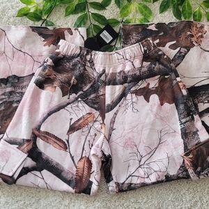 Darc Sport (SHE) Pink Camo Flared Cargo Sweats (S)